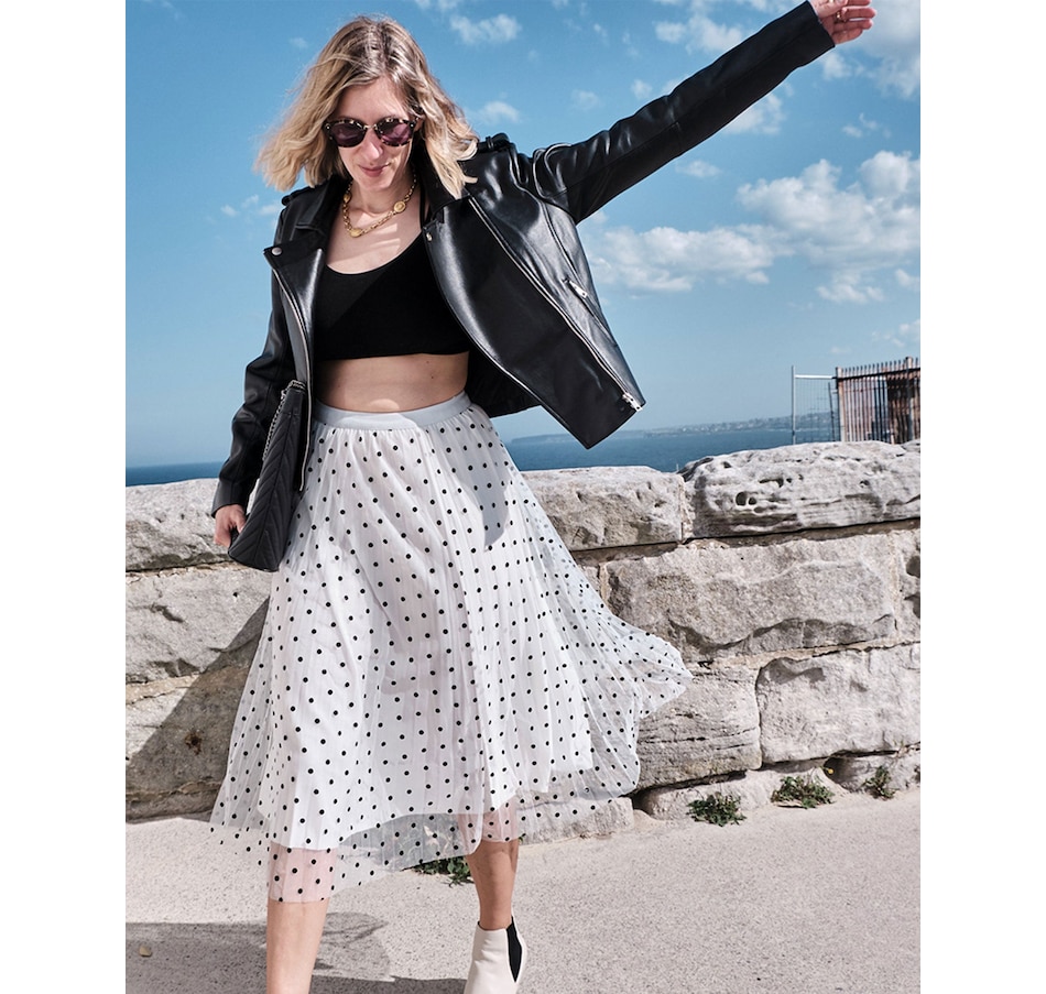 Image 880098_ST06.jpg, Product 880-098 / Price $97.46, belle & bloom Mixed Feeling Reversible Skirt from belle & bloom on TSC.ca's Fashion department