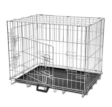 Metal and foldable cage for dogs M
