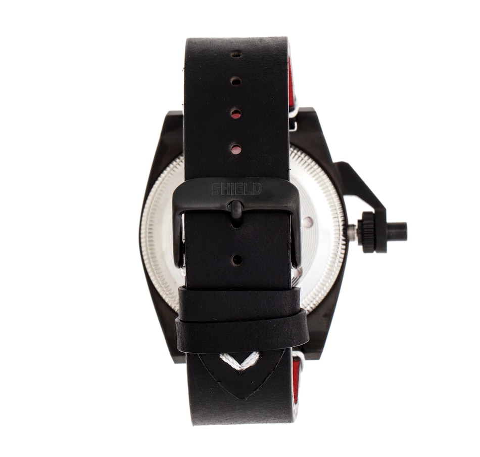 Image 881189_ALTMORE1.jpg, Product 881-189 / Price $137.77, Shield Pascal Leather-Band Men's Diver Watch from Shield on TSC.ca's Jewellery department