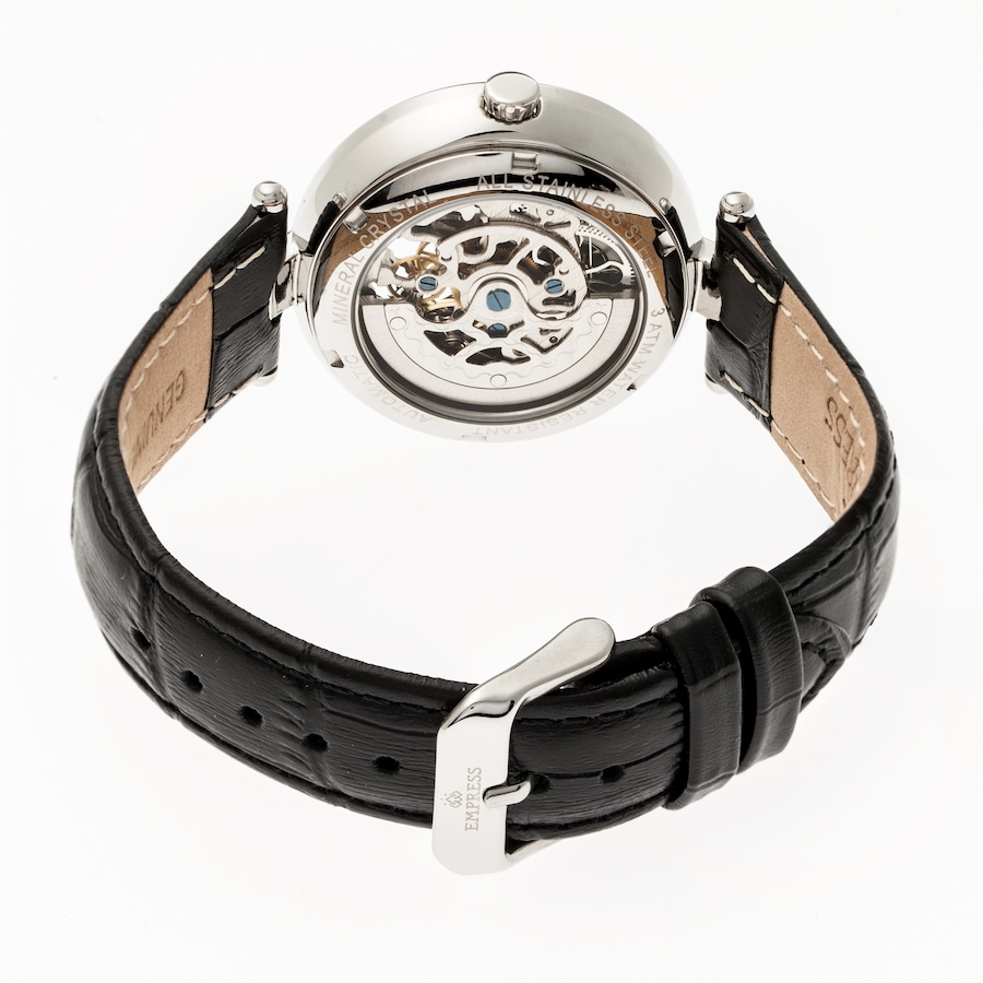 Image 881199_ALTMORE1.jpg, Product 881-199 / Price $164.44, Empress Stella Automatic Semi-Skeleton MOP Leather-Band Watch from Empress on TSC.ca's Jewellery department