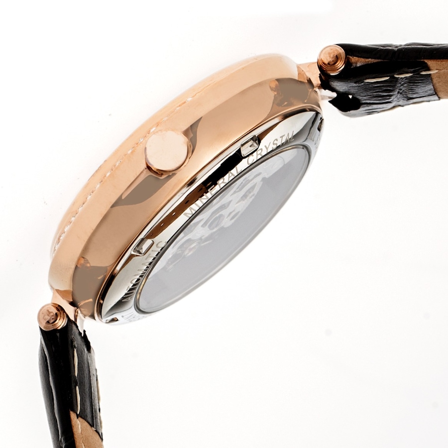 Image 881199_ALTMORE10.jpg, Product 881-199 / Price $164.44, Empress Stella Automatic Semi-Skeleton MOP Leather-Band Watch from Empress on TSC.ca's Jewellery department