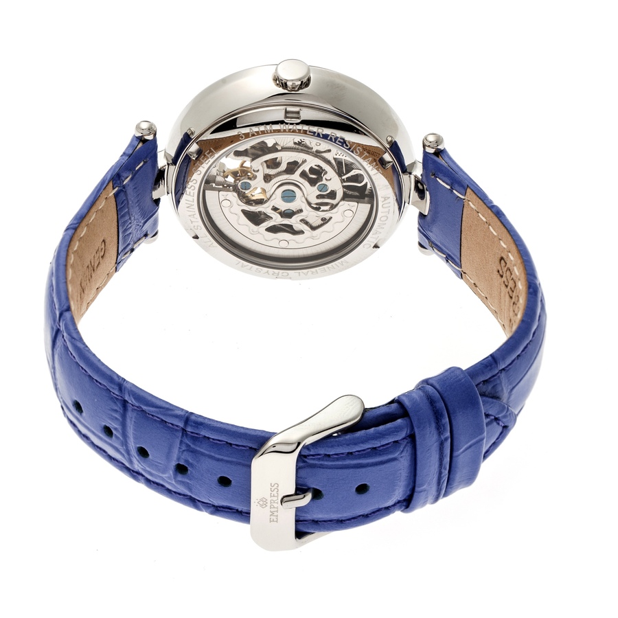 Image 881199_ALTMORE3.jpg, Product 881-199 / Price $164.44, Empress Stella Automatic Semi-Skeleton MOP Leather-Band Watch from Empress on TSC.ca's Jewellery department