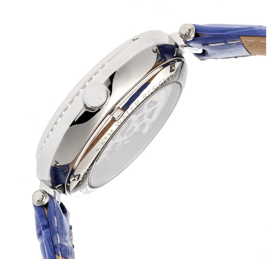 Image 881199_ALTMORE4.jpg, Product 881-199 / Price $164.44, Empress Stella Automatic Semi-Skeleton MOP Leather-Band Watch from Empress on TSC.ca's Jewellery department