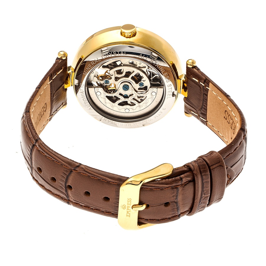 Image 881199_ALTMORE6.jpg, Product 881-199 / Price $164.44, Empress Stella Automatic Semi-Skeleton MOP Leather-Band Watch from Empress on TSC.ca's Jewellery department