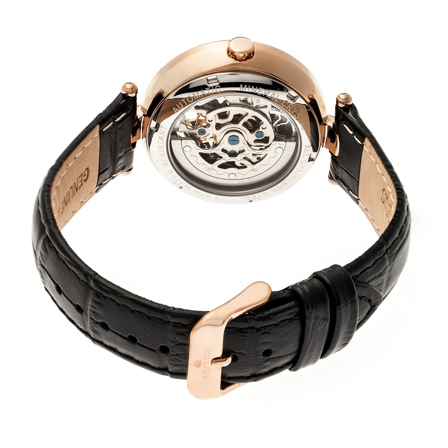 Image 881199_ALTMORE9.jpg, Product 881-199 / Price $164.44, Empress Stella Automatic Semi-Skeleton MOP Leather-Band Watch from Empress on TSC.ca's Jewellery department