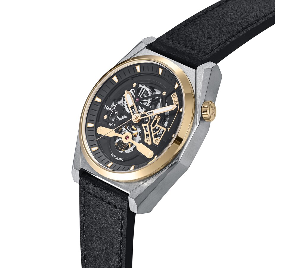 Image 881201_ALTMORE1.jpg, Product 881-201 / Price $163.66, Heritor Automatic Amadeus Semi-Skeleton Leather-Band Watch from Heritor on TSC.ca's Jewellery department