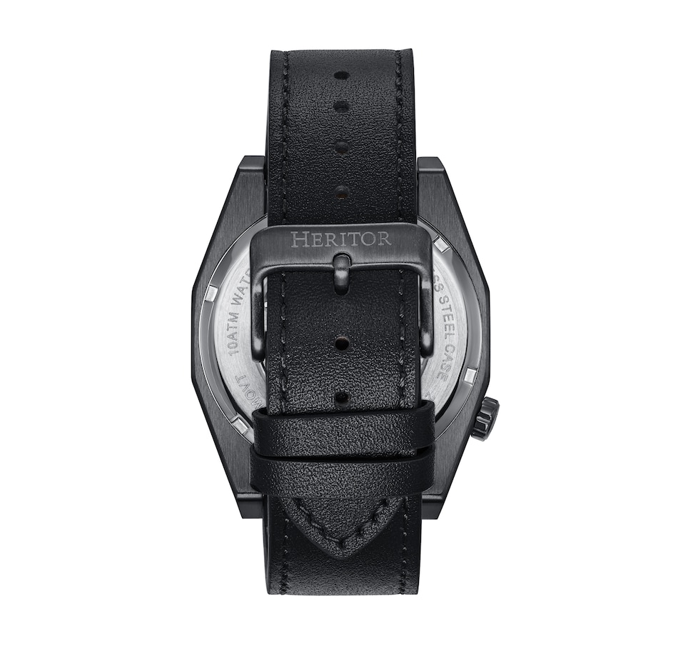 Image 881201_ALTMORE10.jpg, Product 881-201 / Price $163.66, Heritor Automatic Amadeus Semi-Skeleton Leather-Band Watch from Heritor on TSC.ca's Jewellery department