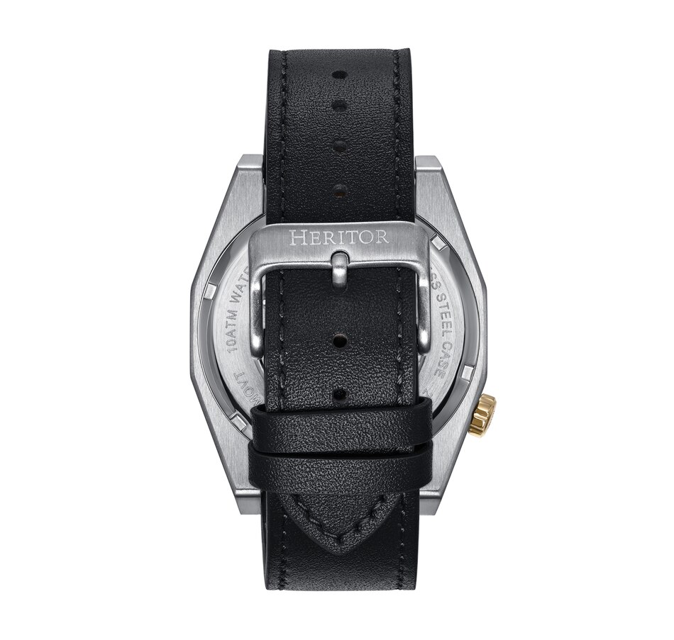 Image 881201_ALTMORE2.jpg, Product 881-201 / Price $163.66, Heritor Automatic Amadeus Semi-Skeleton Leather-Band Watch from Heritor on TSC.ca's Jewellery department