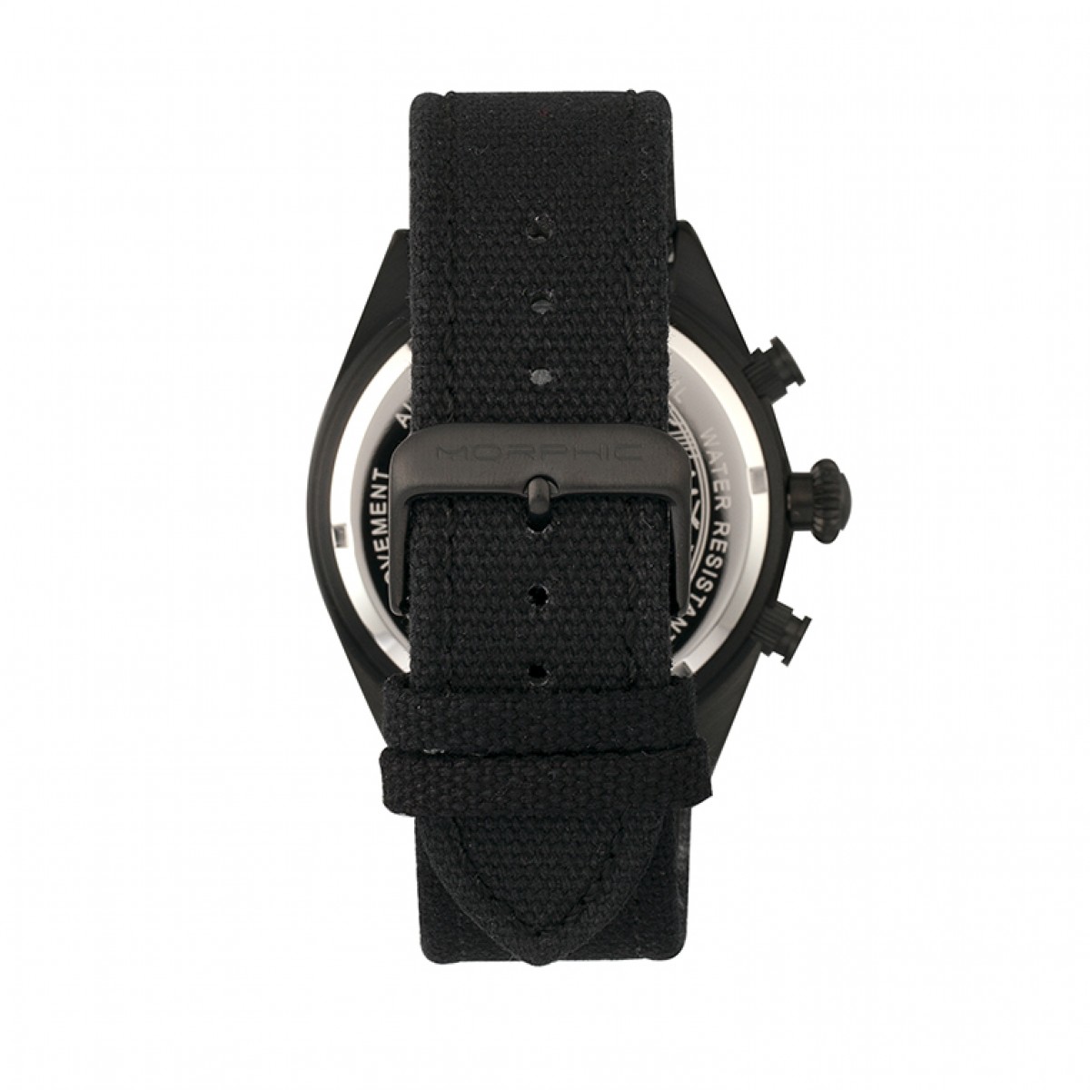 Morphic M53 Series Chronograph Fiber-Weaved Leather-Band Watch w