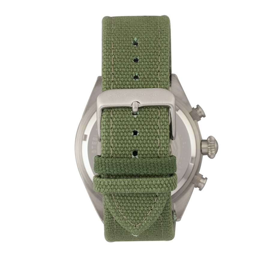 Image 881238_ALTMORE13.jpg, Product 881-238 / Price $144.87, Morphic M53 Series Chronograph Fiber-Weaved Leather-Band Watch w/Date from Morphic on TSC.ca's Jewellery department