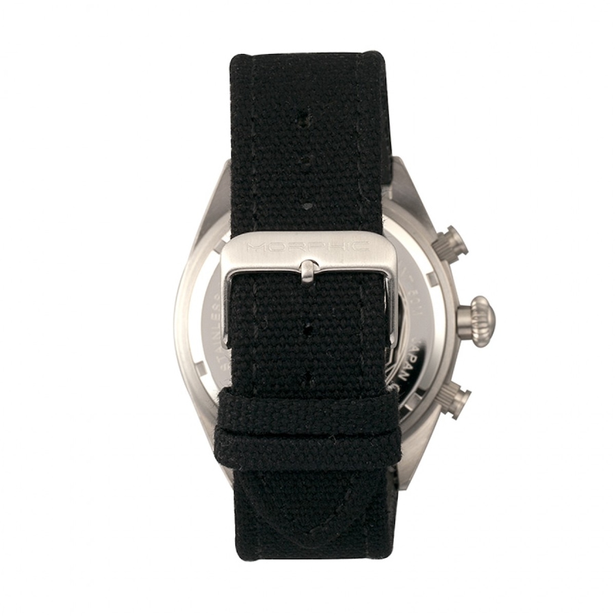 Image 881238_ALTMORE7.jpg, Product 881-238 / Price $144.87, Morphic M53 Series Chronograph Fiber-Weaved Leather-Band Watch w/Date from Morphic on TSC.ca's Jewellery department