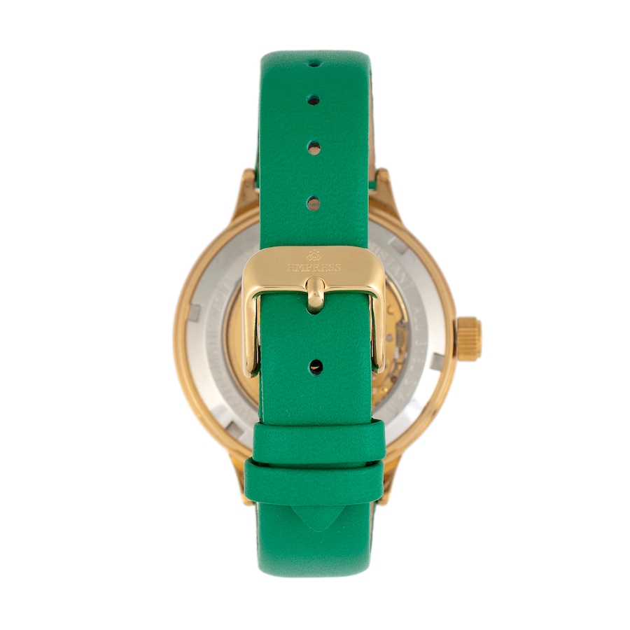 Image 881239_ALTMORE1.jpg, Product 881-239 / Price $160.59, Empress Alice Automatic MOP Skeleton Dial Leather-Band Watch from Empress on TSC.ca's Jewellery department