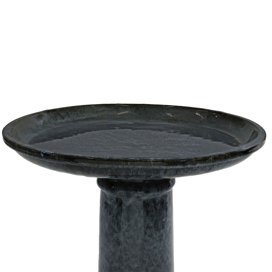 Image 881426_ALTMORE19.jpg, Product 881-426 / Price $340.35, Toulon Ceramic Bird Bath - Black Mist from Sunnydaze Décor on TSC.ca's Home & Garden department