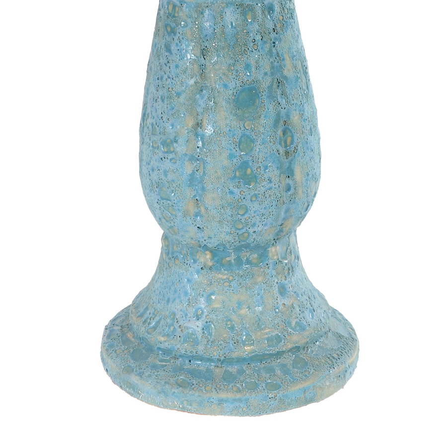 Image 881428_ALTMORE21.jpg, Product 881-428 / Price $294.55, Avignon Ceramic Bird Bath - Blue Distressed Lava from Sunnydaze Décor on TSC.ca's Home & Garden department