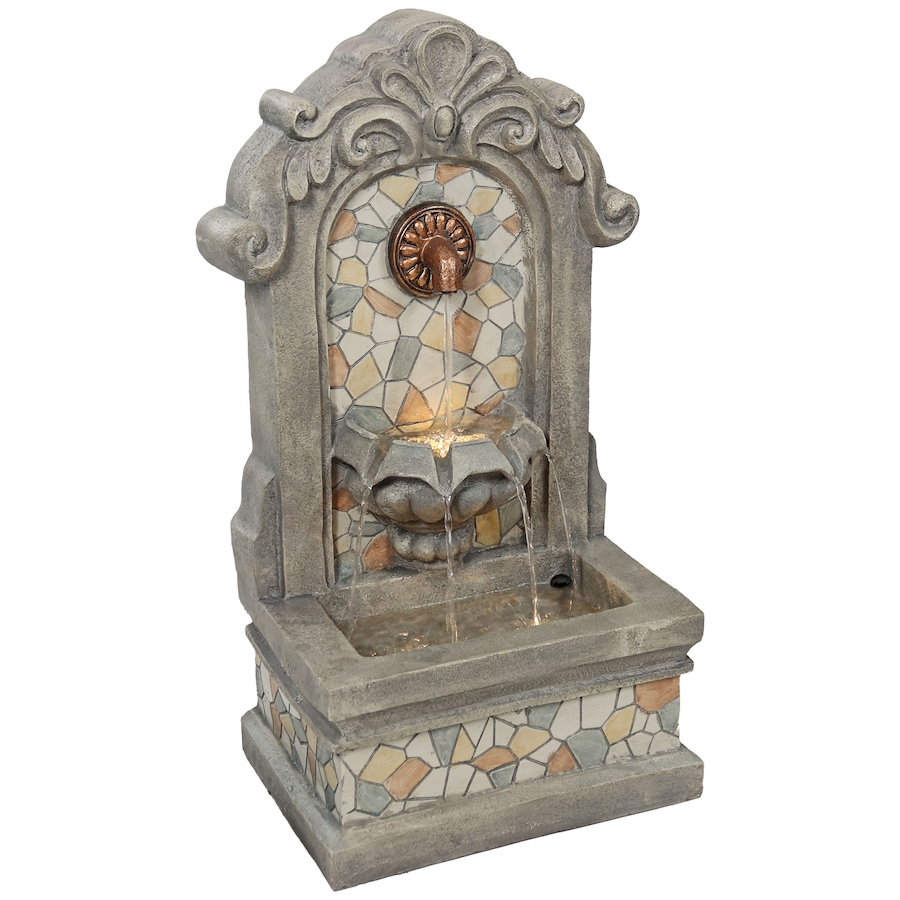Image 881432.jpg, Product 881-432 / Price $415.35, Enchanting Estate Polyresin Outdoor Wall Fountain from Sunnydaze Décor on TSC.ca's Home & Garden department