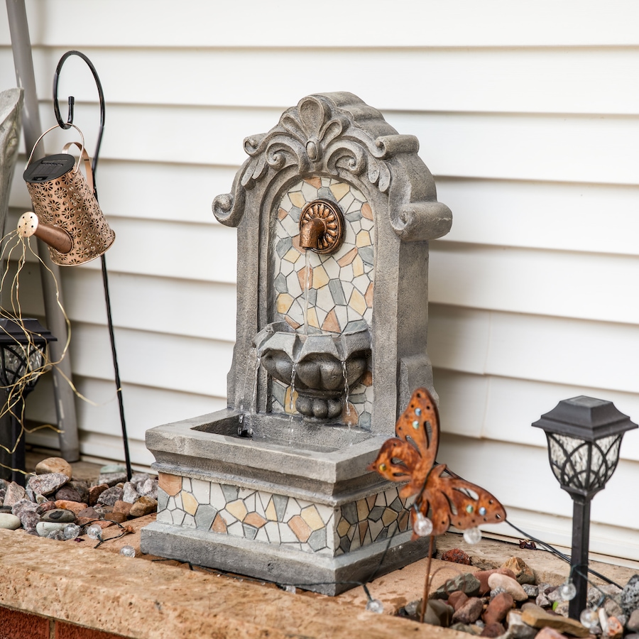 Image 881432_ALTMORE20.jpg, Product 881-432 / Price $415.35, Enchanting Estate Polyresin Outdoor Wall Fountain from Sunnydaze Décor on TSC.ca's Home & Garden department