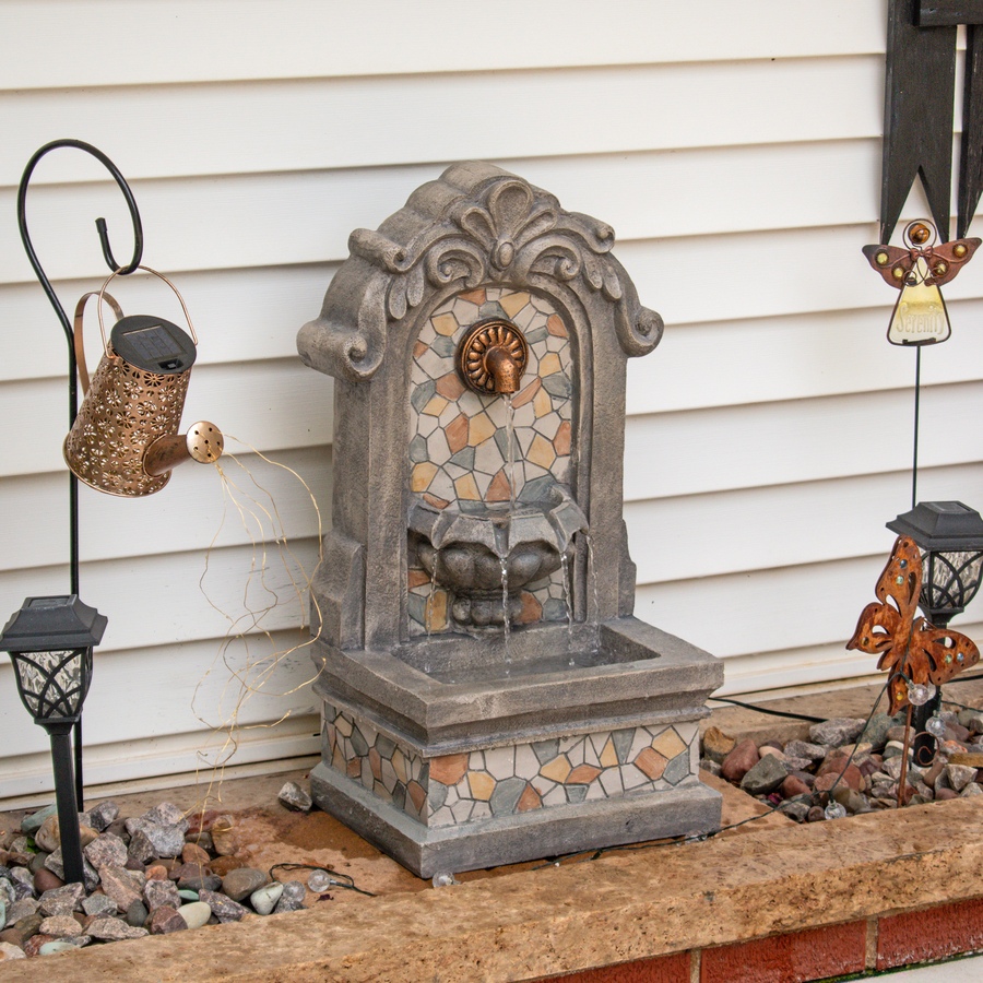 Image 881432_ALTMORE22.jpg, Product 881-432 / Price $415.35, Enchanting Estate Polyresin Outdoor Wall Fountain from Sunnydaze Décor on TSC.ca's Home & Garden department