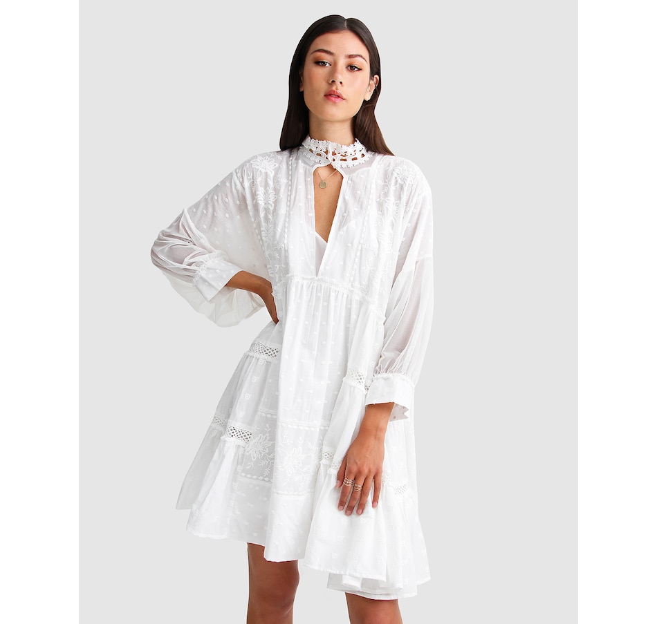 Image 881474_ALTMORE10.jpg, Product 881-474 / Price $249.95, belle & bloom Unforgettable Oversized Lace Mini Dress from belle & bloom on TSC.ca's Fashion department