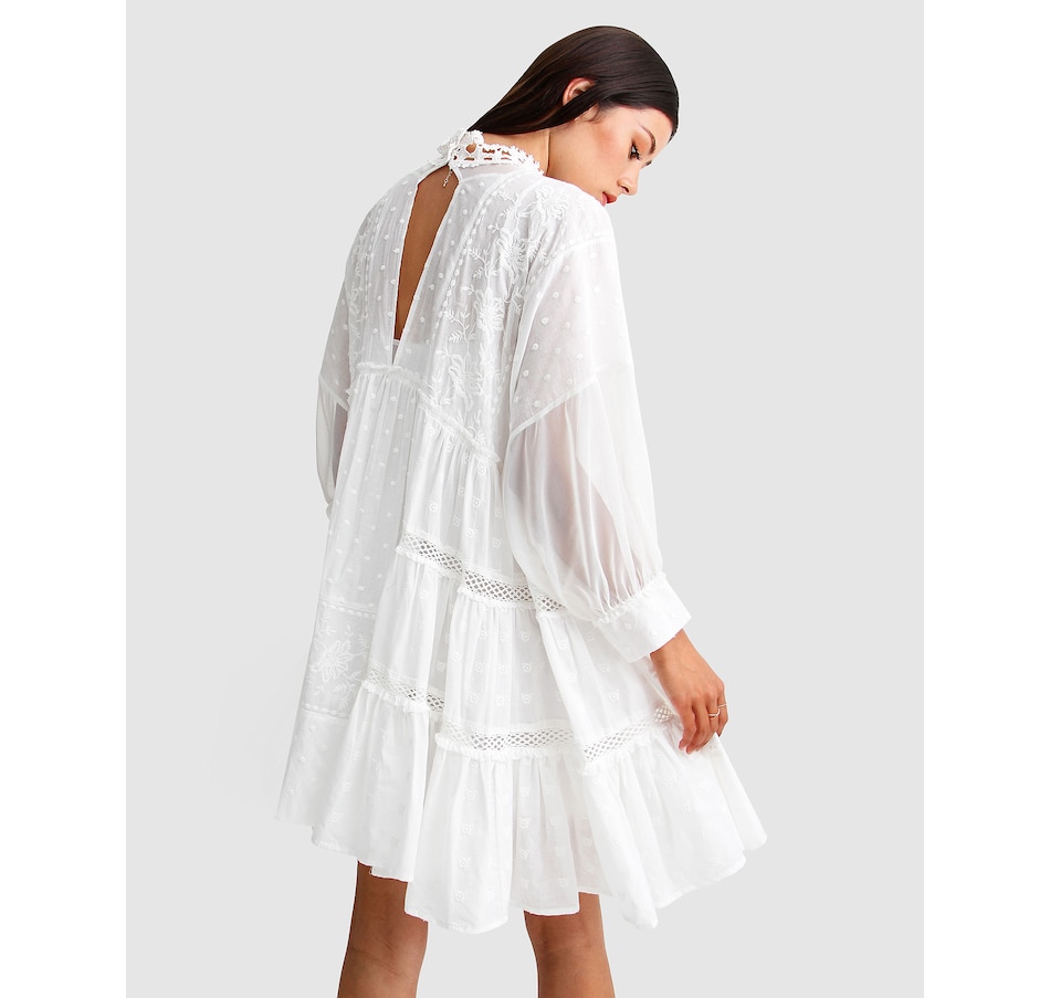 Image 881474_ALTMORE8.jpg, Product 881-474 / Price $249.95, belle & bloom Unforgettable Oversized Lace Mini Dress from belle & bloom on TSC.ca's Fashion department