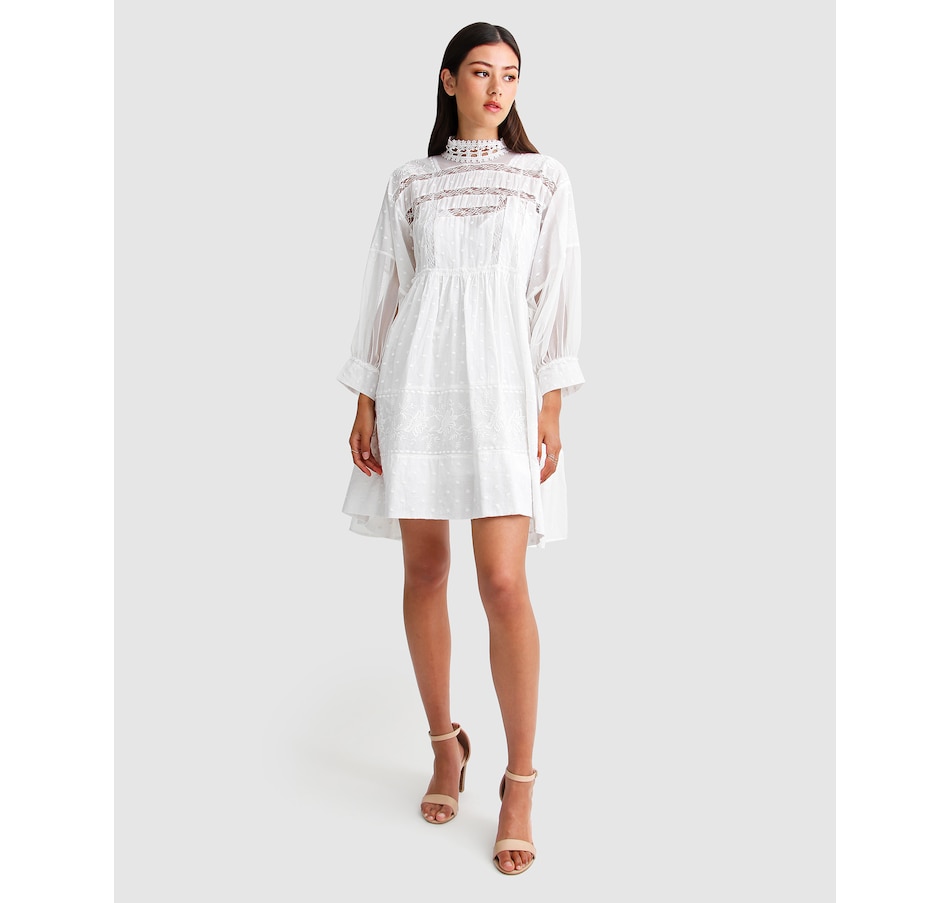 Image 881474_ALTMORE9.jpg, Product 881-474 / Price $249.95, belle & bloom Unforgettable Oversized Lace Mini Dress from belle & bloom on TSC.ca's Fashion department