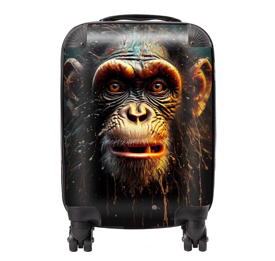 Image 881878.jpg, Product 881-878 / Price $379.95, Splashart Monkey Face Suitcase from Warren Reed on TSC.ca's Home & Garden department