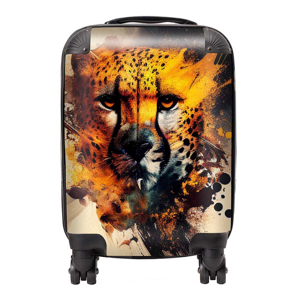 Cheetah suitcase outlet