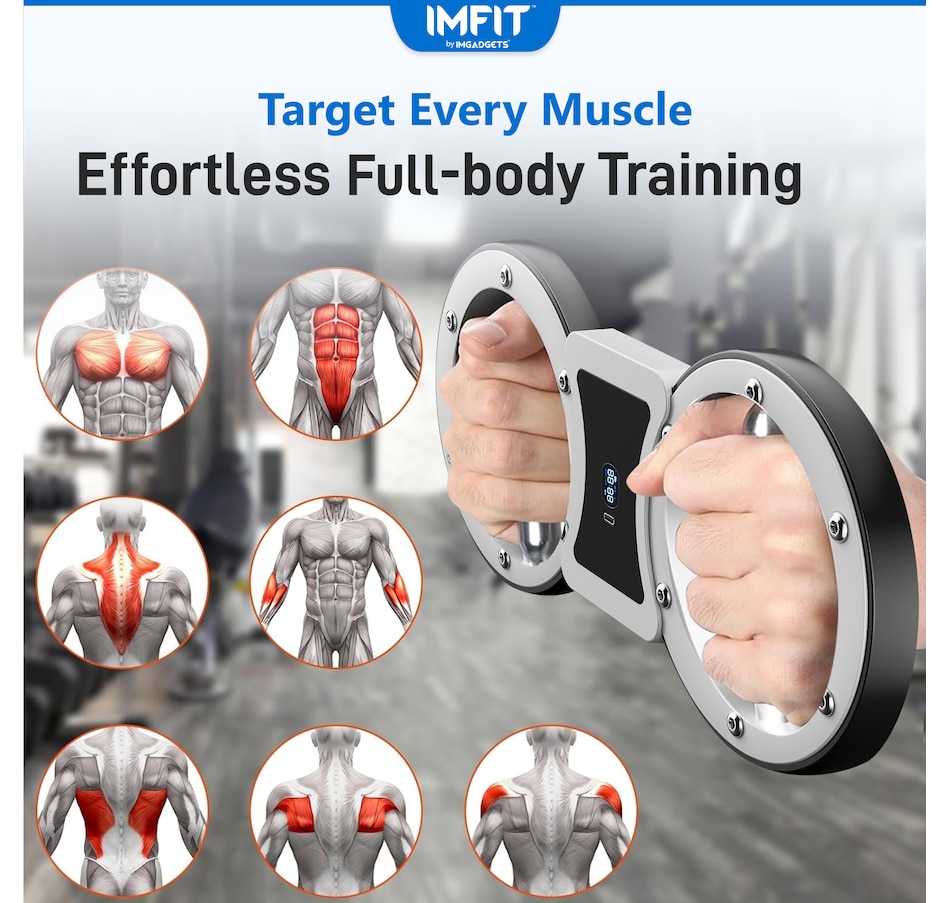 Image 886799_ALTMORE2.jpg, Product 886-799 / Price $99.99, IMFIT SpinGear Multifunctional Rotator Machine | Dual-Arm Design | Adjustable Resistance (1-12lbs) | 360-Degree Rotation | Anti-Slip Workout Handles | Real-Time Tracking | Durable Stainless Steel | Compact & Portable | LCD Display from IMFIT on TSC.ca's Health & Fitness department