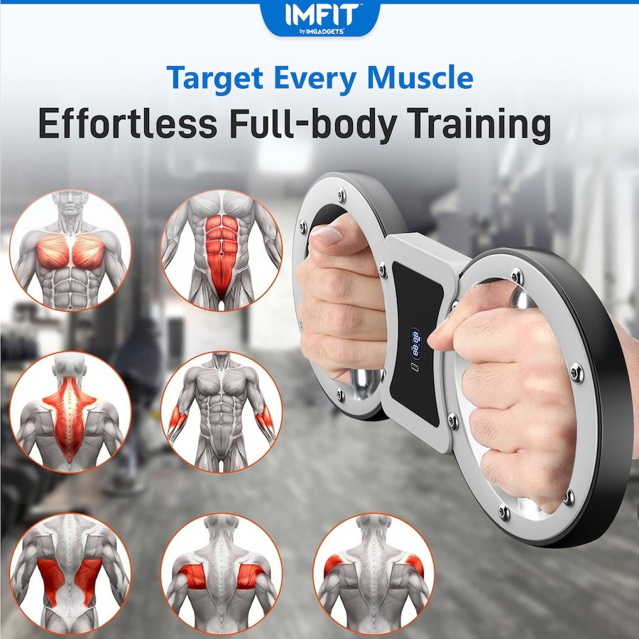 Image 886799_ALTMORE2.jpg, Product 886-799 / Price $208.99, IMFIT SpinGear Multifunctional Rotator Machine | Dual-Arm Design | Adjustable Resistance (1-12lbs) | 360-Degree Rotation | Anti-Slip Workout Handles | Real-Time Tracking | Durable Stainless Steel | Compact & Portable | LCD Display from IMFIT on TSC.ca's Health & Fitness department