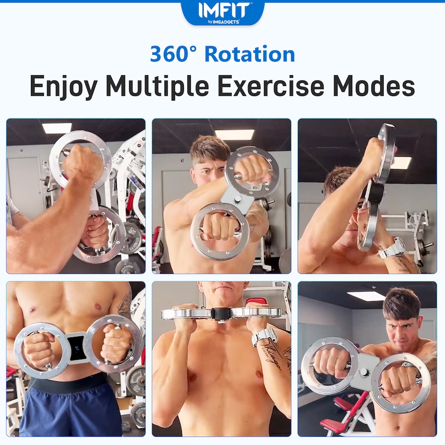 Image 886799_ALTMORE3.jpg, Product 886-799 / Price $208.99, IMFIT SpinGear Multifunctional Rotator Machine | Dual-Arm Design | Adjustable Resistance (1-12lbs) | 360-Degree Rotation | Anti-Slip Workout Handles | Real-Time Tracking | Durable Stainless Steel | Compact & Portable | LCD Display from IMFIT on TSC.ca's Health & Fitness department