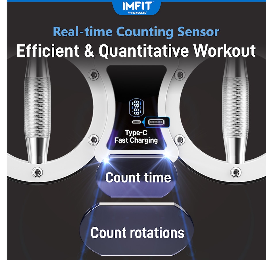 Image 886799_ALTMORE4.jpg, Product 886-799 / Price $99.99, IMFIT SpinGear Multifunctional Rotator Machine | Dual-Arm Design | Adjustable Resistance (1-12lbs) | 360-Degree Rotation | Anti-Slip Workout Handles | Real-Time Tracking | Durable Stainless Steel | Compact & Portable | LCD Display from IMFIT on TSC.ca's Health & Fitness department