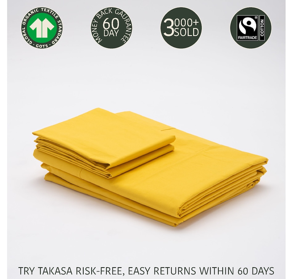 Image 888220_ALTMORE15.jpg, Product 888-220 / Price $225.00 - $348.00, Percale Bed Sheet Set - Certified Fairtrade and GOTS Organic Cotton from Takasa on TSC.ca's Home & Garden department