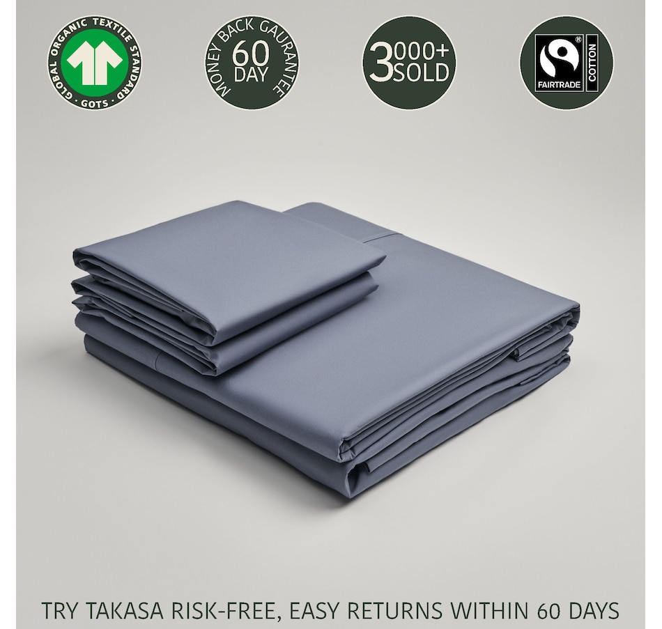 Image 888220_ALTMORE19.jpg, Product 888-220 / Price $225.00 - $348.00, Percale Bed Sheet Set - Certified Fairtrade and GOTS Organic Cotton from Takasa on TSC.ca's Home & Garden department