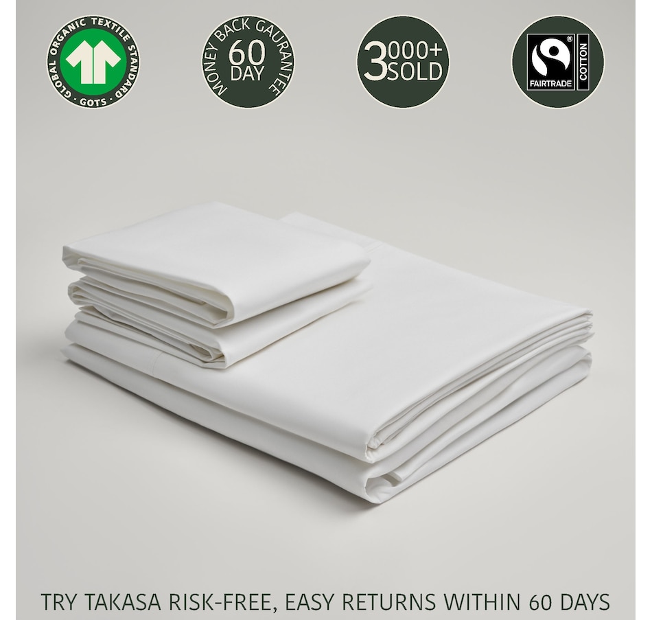 Image 888220_ALTMORE4.jpg, Product 888-220 / Price $225.00 - $348.00, Percale Bed Sheet Set - Certified Fairtrade and GOTS Organic Cotton from Takasa on TSC.ca's Home & Garden department