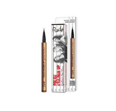 RUDE Police Eyeliner Up Eyeliner Pen - Big House (Dark Brown) CARDED