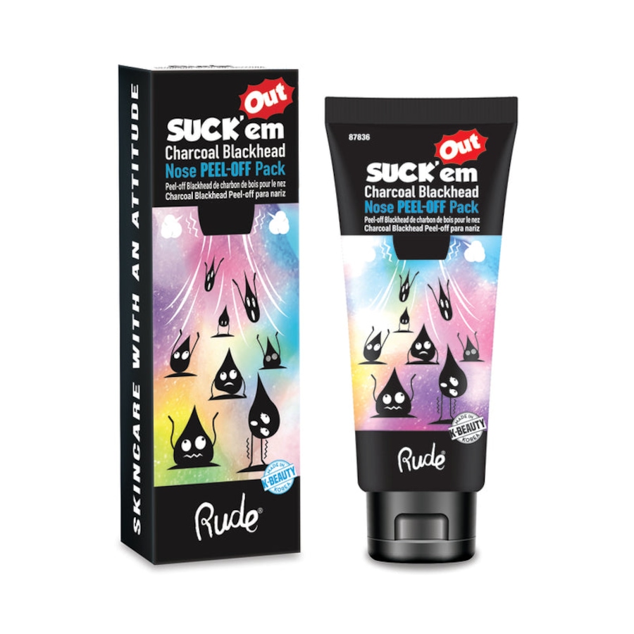 Image 888551.jpg, Product 888-551 / Price $50.52, RUDE Suck'em Out Charcoal Blackhead Nose Peel-off Pack from Avera Group on TSC.ca's Beauty department