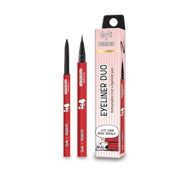 RUDE Peanuts Eyeliner Duo - Retractable Liner + Eyeliner Pen