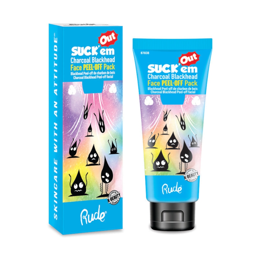 Image 888601.jpg, Product 888-601 / Price $49.11, RUDE Suck'em Out Charcoal Blackhead Face Peel-off Pack from Avera Group on TSC.ca's Beauty department