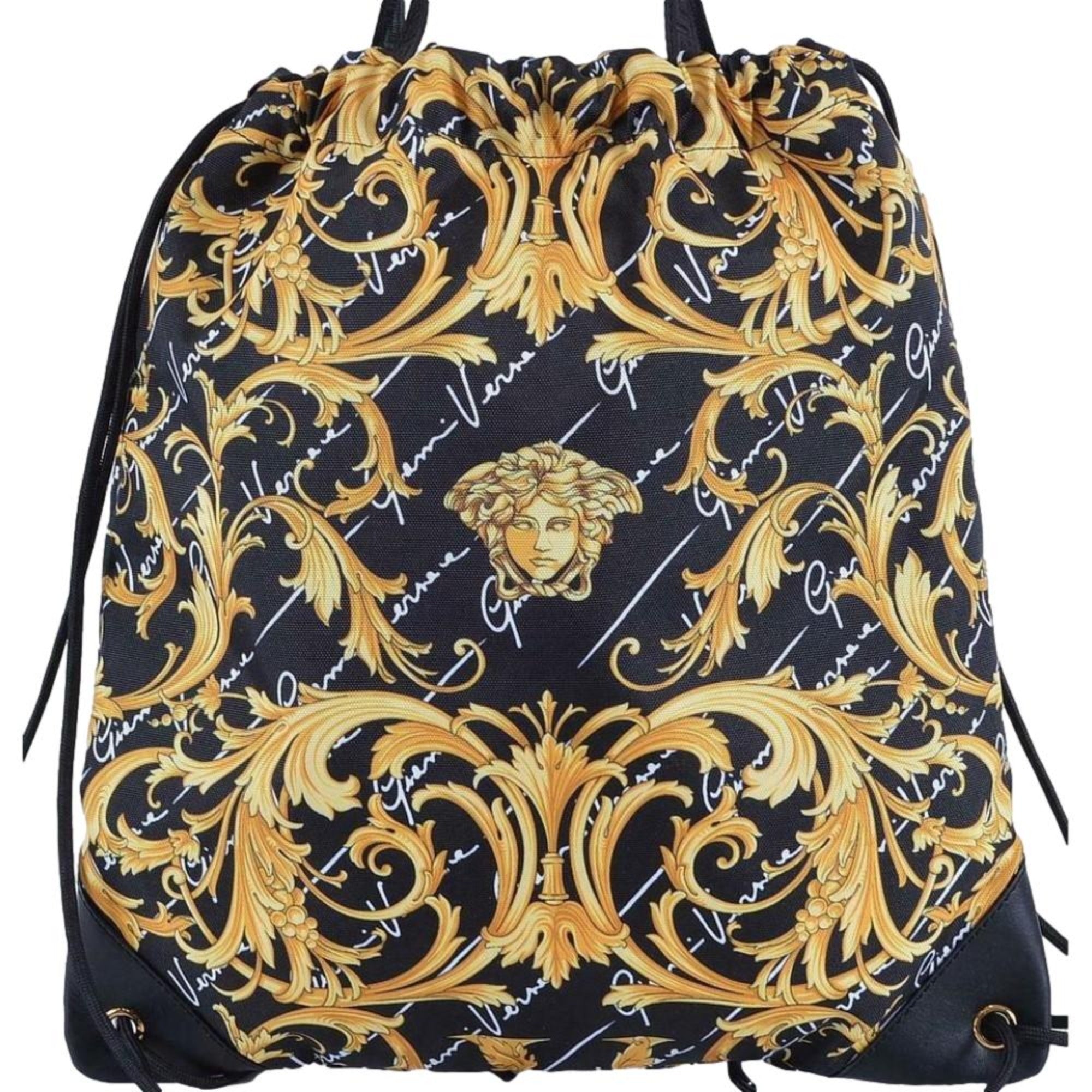 Gold versace backpack online