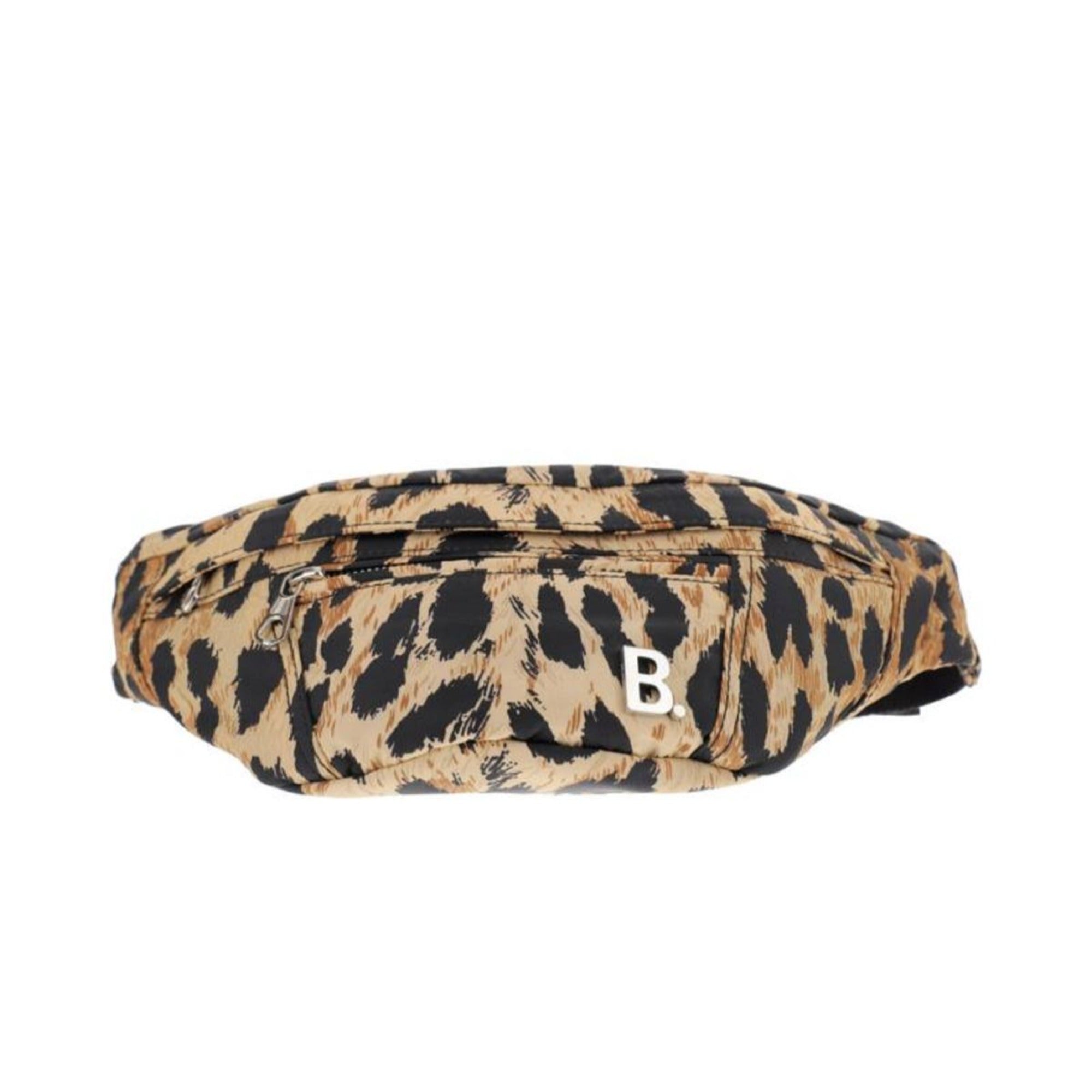 Balenciaga Nylon Leopard Print Belt Bag