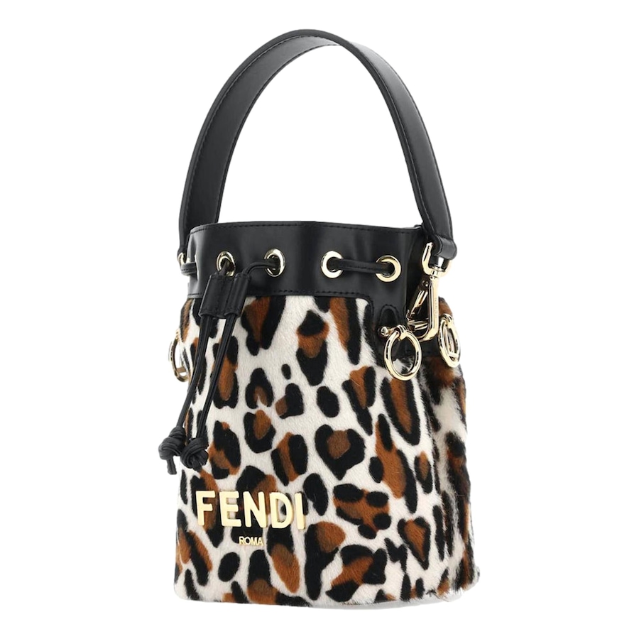 Image 889399_ALTMORE3.jpg, Product 889-399 / Price $4,039.00, Fendi Mon Tresor Mini Bucket Crossbody Animal Print Sheepskin Bag from Fendi on TSC.ca's Fashion department