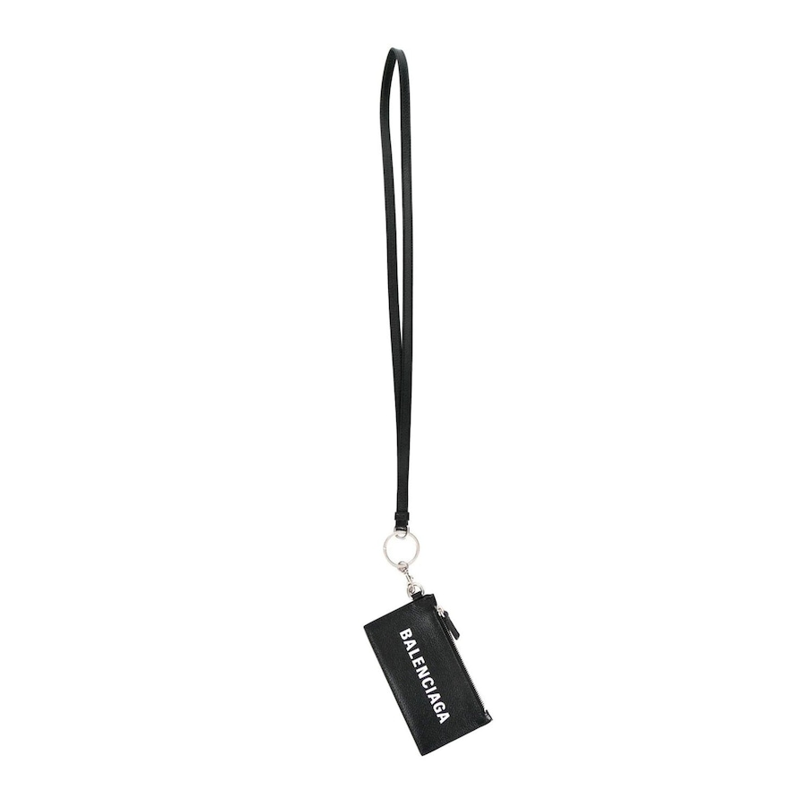 Image 889405_ALTMORE10.jpg, Product 889-405 / Price $787.00, Balenciaga Cash Logo Neck Lanyard Card Holder Wallet Black Leather from Balenciaga on TSC.ca's Fashion department