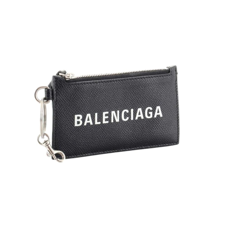 Image 889405_ALTMORE12.jpg, Product 889-405 / Price $787.00, Balenciaga Cash Logo Neck Lanyard Card Holder Wallet Black Leather from Balenciaga on TSC.ca's Fashion department