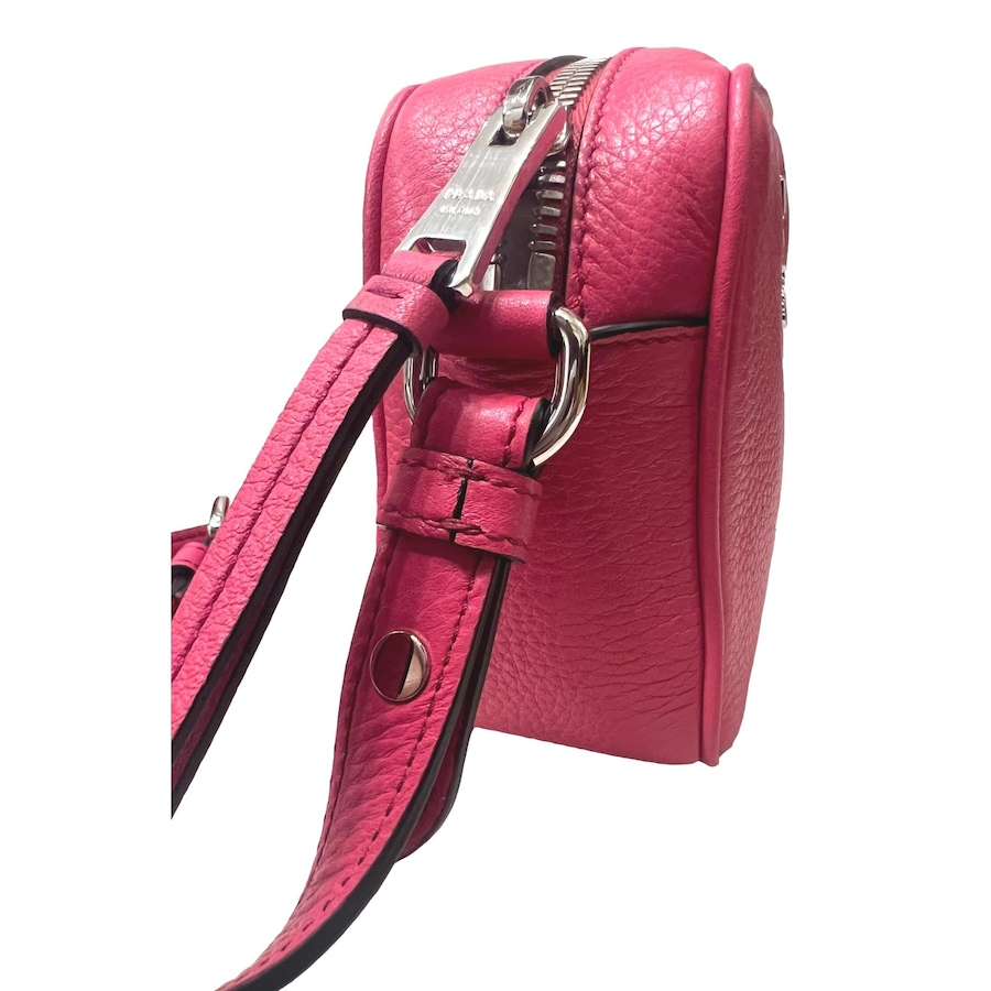 Image 889547_ALTMORE1.jpg, Product 889-547 / Price $3,419.00, Prada Vitello Phenix Pink Leather Small Camera Crossbody Bag from Prada on TSC.ca's Fashion department