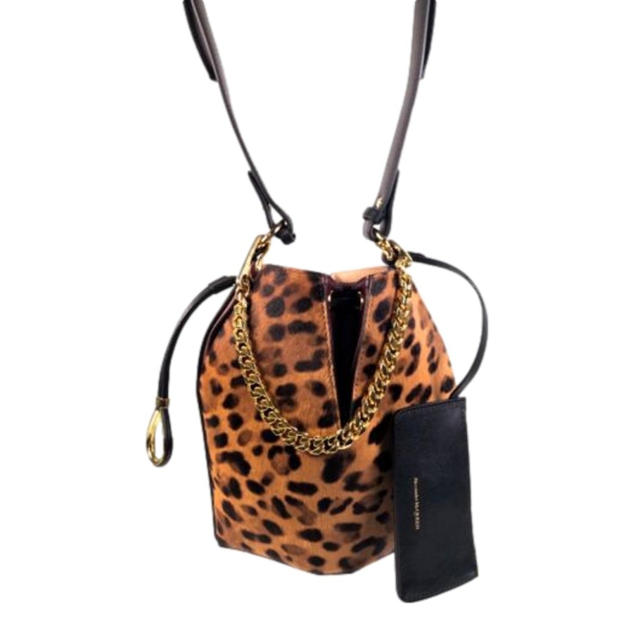 Image 889577_ALTMORE13.jpg, Product 889-577 / Price $2,942.00, Alexander McQueen The Bucket Bag Leopard Print Pony Hair from Alexander McQueen on TSC.ca's Fashion department