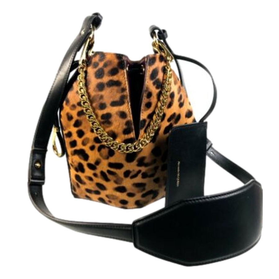 Image 889577_ALTMORE17.jpg, Product 889-577 / Price $2,942.00, Alexander McQueen The Bucket Bag Leopard Print Pony Hair from Alexander McQueen on TSC.ca's Fashion department