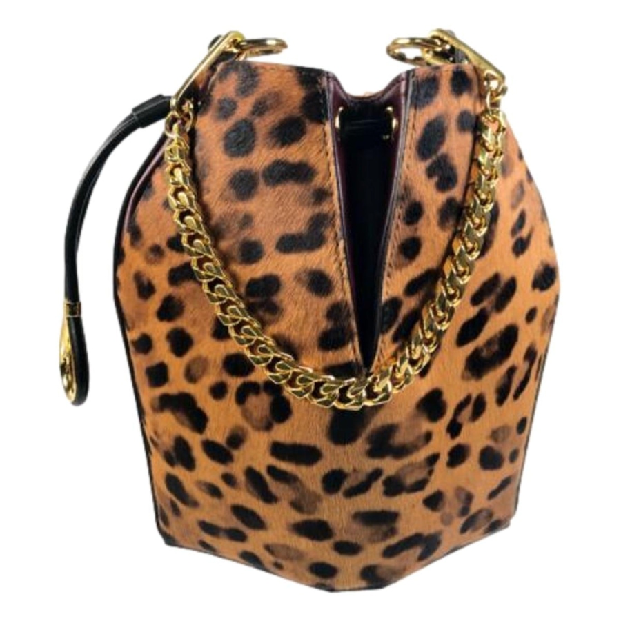 Image 889577_ST01.jpg, Product 889-577 / Price $2,942.00, Alexander McQueen The Bucket Bag Leopard Print Pony Hair from Alexander McQueen on TSC.ca's Fashion department