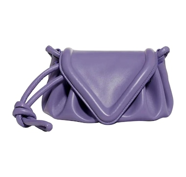 Bottega Veneta Beak Lavender Nappa Leather Small Crossbody Bag