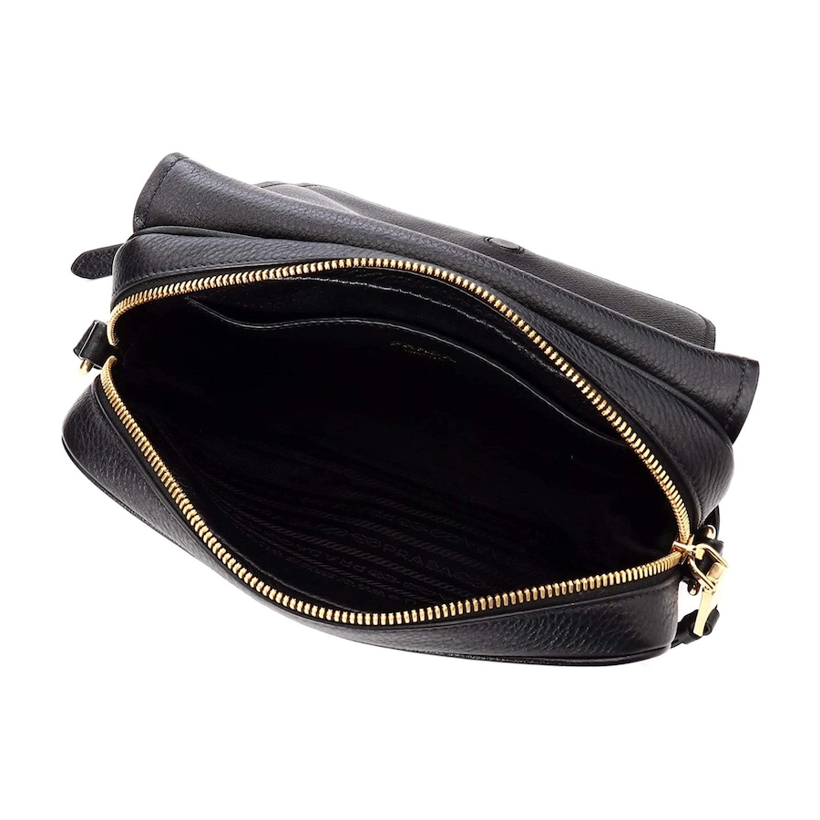 Image 889655_ALTMORE4.jpg, Product 889-655 / Price $4,452.00, Prada Vitello Phenix Black Leather Flap Crossbody Bag from Prada on TSC.ca's Fashion department