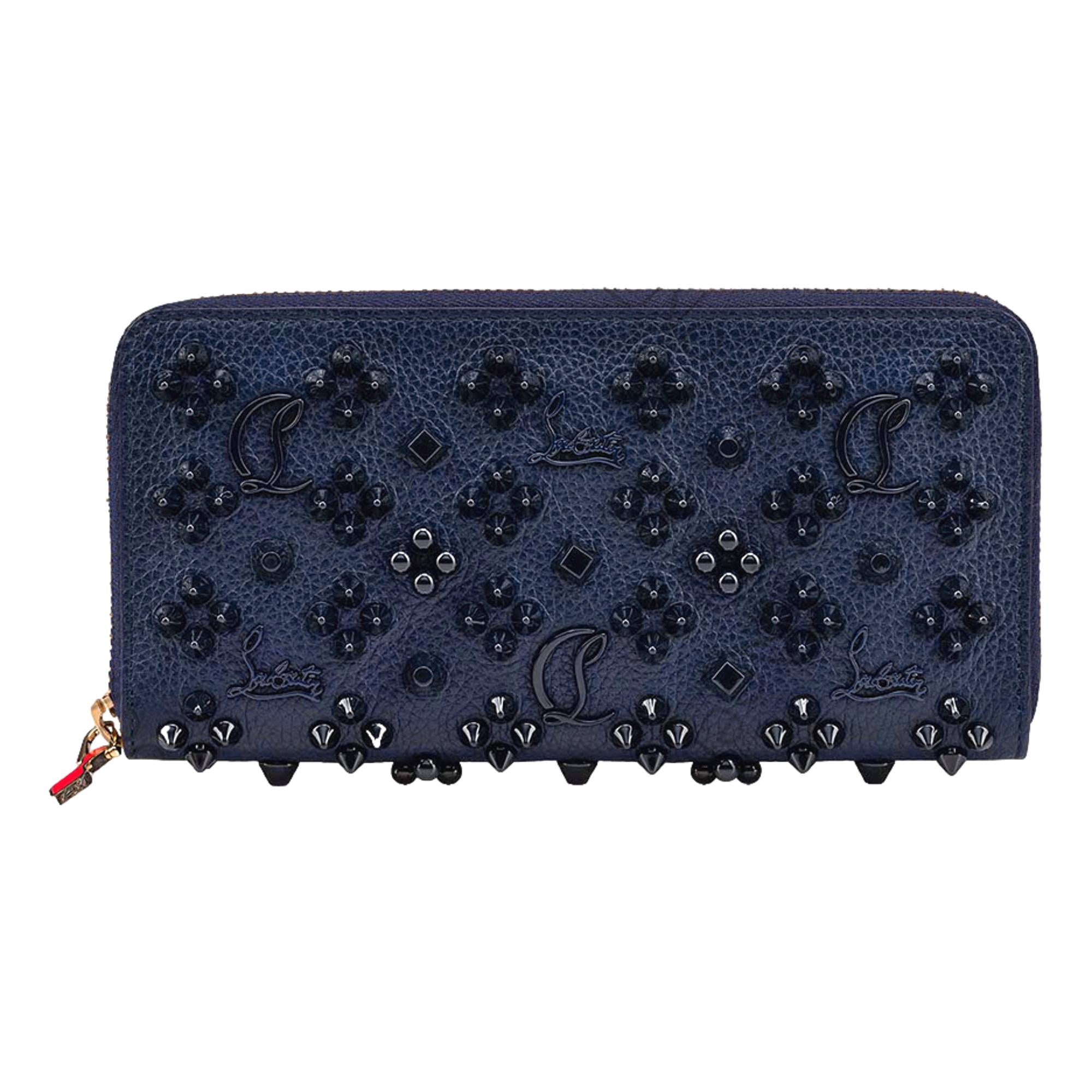 Blue studded louboutins sale