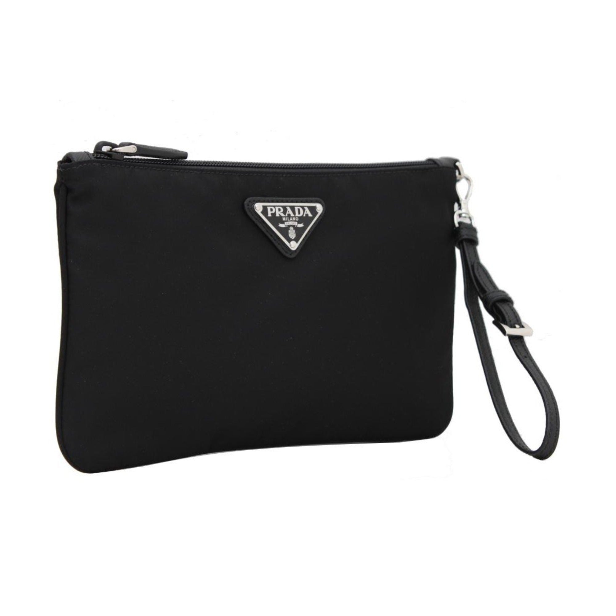 Prada nylon pouch price sale